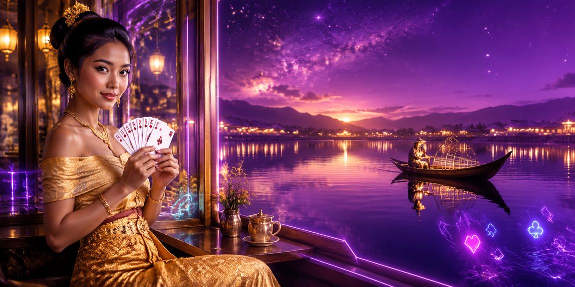 myan77 Inle Lake ဂိမ်း ကစားသူ neon မီး